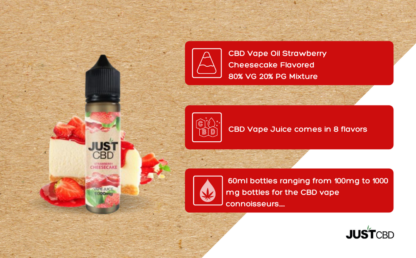 CBD-Vape-Öl-Erdbeer-Käsekuchen-Infografik